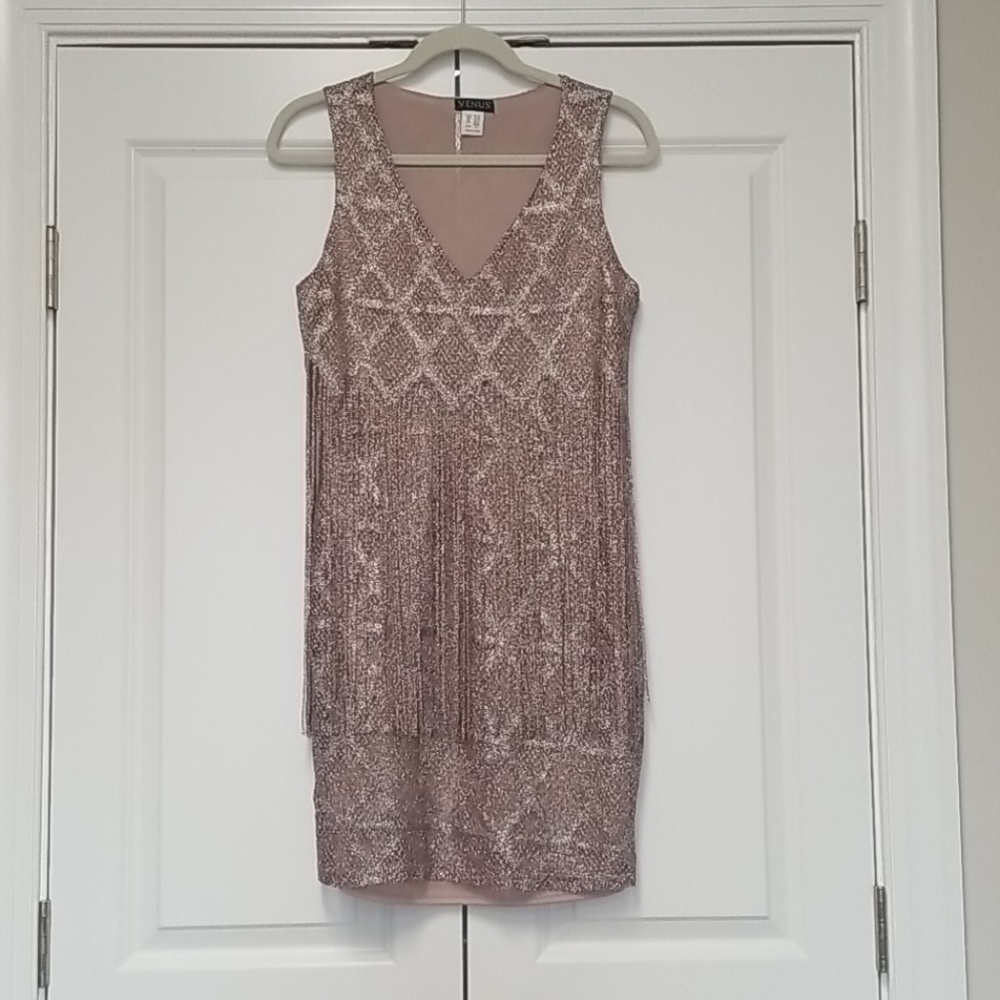 Venus Shiny Fringe Dress perfect for Flapper/ Roaring 20s